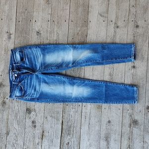 American Eagle Medium Wash Super Stretch X Hi-Rise Jegging EUC Size 6 AE